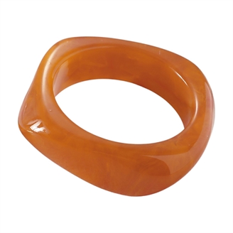 Plissé Copenhagen Estella Acetate Bracelet Orange